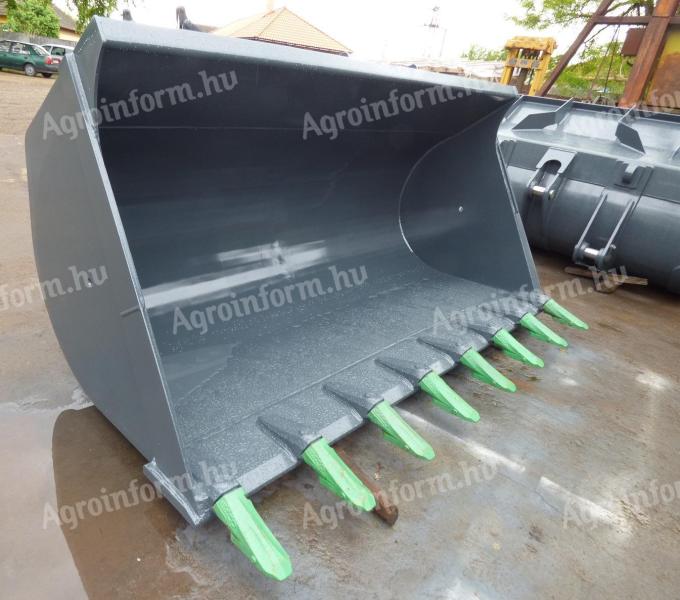 Homlokrakodó kanál 1,5 m³-től 7 m³-ig és felújítása