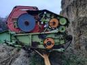 Claas 510 vágóasztal kocsival,  repcetoldattal