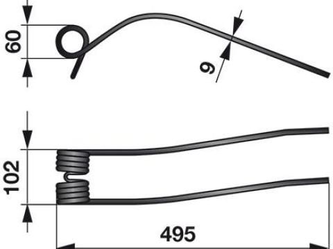 Kuhn rendsodró rugósfog a Nyírker-től