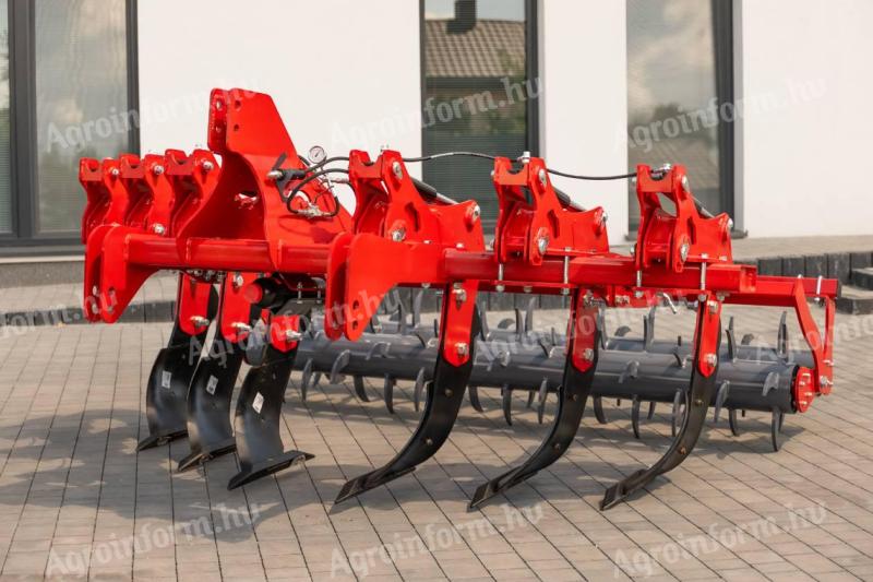 AMJ AGRO HYDRO talajlazító / kultivátor 2–3 m – hidraulikus biztosítás