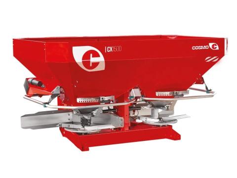 Eladó Cosmo CX függesztett műtrágyaszóró – olasz minőség, 1500–3200 l