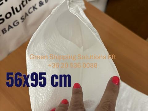 PP QTY SZELEPES takarmányos zsák – 56x95 cm – új,  erős kivitel
