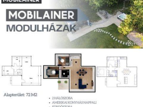 72 m²-ES MOBILHÁZ KULCSRAKÉSZEN