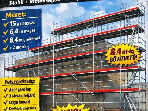 Homlokzati állvány bérlés Homlokzati állvány bérlés