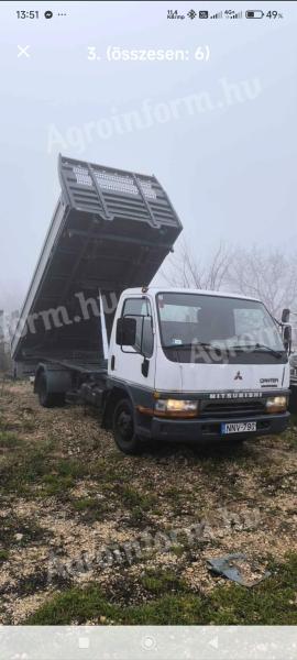 Eladó Mitsubishi billenccs, 420x220 plató, alumínium oldalfallal, tervdokumentációval, engedéllyel