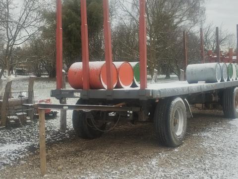 Rönkszállító pótkocsi eladó