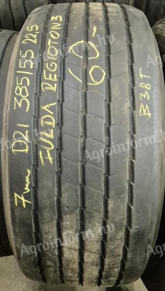 385/55 R22,5 használt kamiongumik eladók