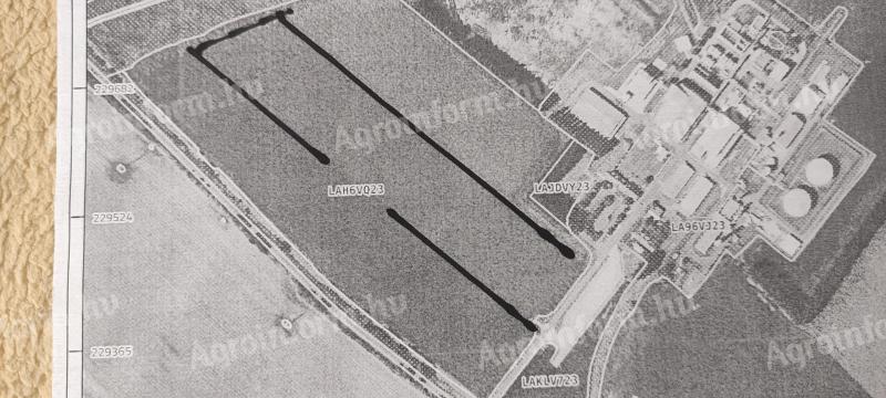 Nádudvar, Nádudvari útfél, Agrofirm üzem bejáró mellett 5,31 ha szántó eladó