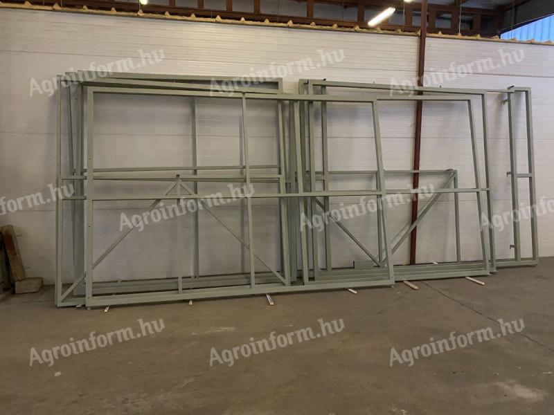 4 m x 9 m acélváz, tároló, csarnokváz