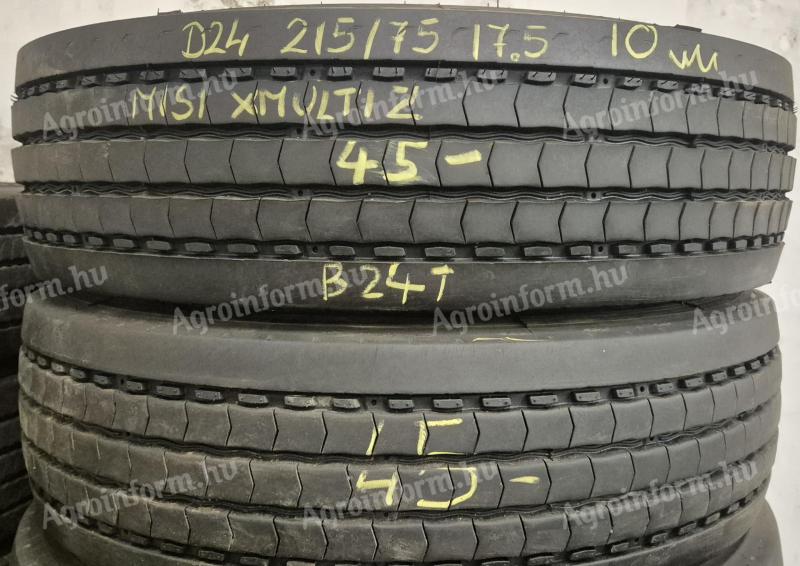 215/75 R17.5 használt gumiabroncsok eladóak