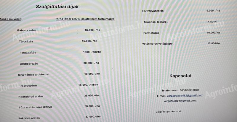 Teljeskörű bérmunka