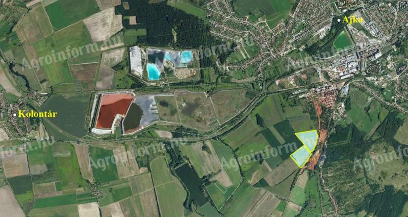 Ajka külterületen 16ha szántó 3hrsz-n eladó,  Ak 293