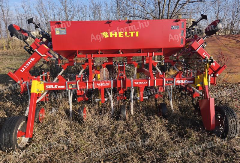 Helti SM 6 soros, műtrágyaszórós sorközművelő