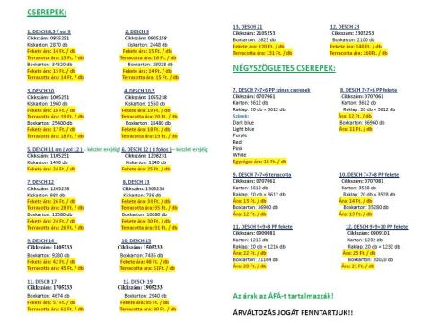 Minőségi DESCH ültetőcserepek nagy választékban Minőségi DESCH ültetőcserepek nagy választékban