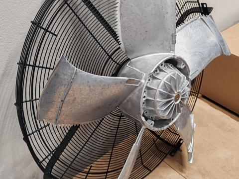 ÚJ! Axiál ventilátor 910 átm 29000m3/h Ziehl-Abegg FN091-MDS.7M.V5P1 elszívó ventilátor