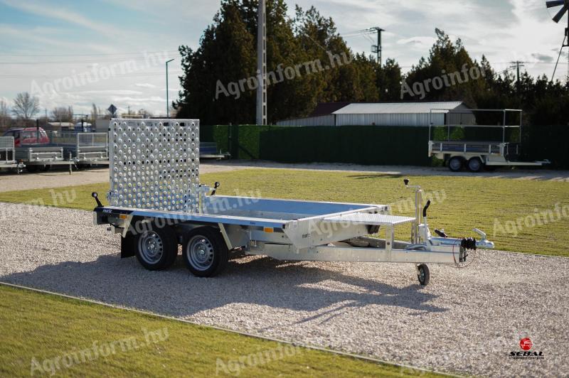 Új SEBAL - Bau 260 (2700 kg) gépszállító utánfutó