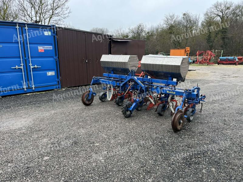 Einböck 4 soros rugókapás sorközművelő műtrágya adagolóval