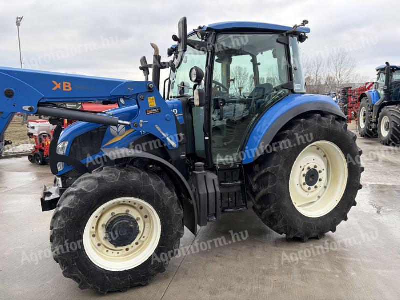 NEW HOLLAND T5.95 + HAUER homlokrakodó
