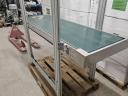Alumínium vázas szállítószalag 180x56cm 8m/perc seb. válogatószalag futószalag ct2349.