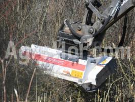 Szárzúzó, mulcsozó forgókotró gépekhez 120 cm (Pl. - JCB,  Mecalac kotrókhoz) / X-Vator 1200