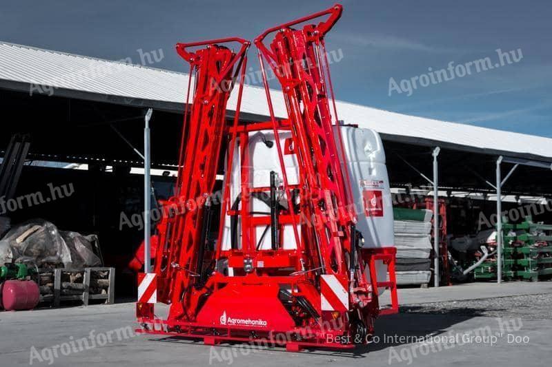 Agromehanika AGS 1200/18 MYH menetarányos függesztett permetező készletről