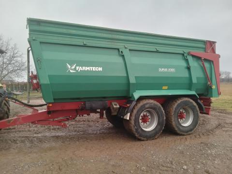 Farmtech Durus 2000 univerzális pótkocsi 25 tonna össztömeggel