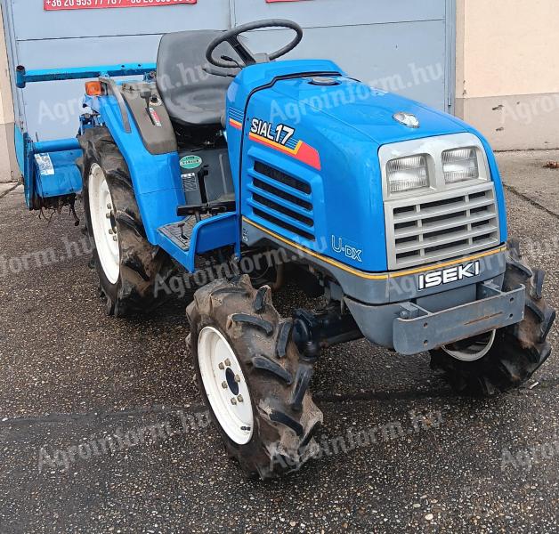 Iseki TF17 / SIAL17 háromhengeres,  17 lóerős,  szervokormányos,  4x4 hajtású kistraktor gyári talajmaróval