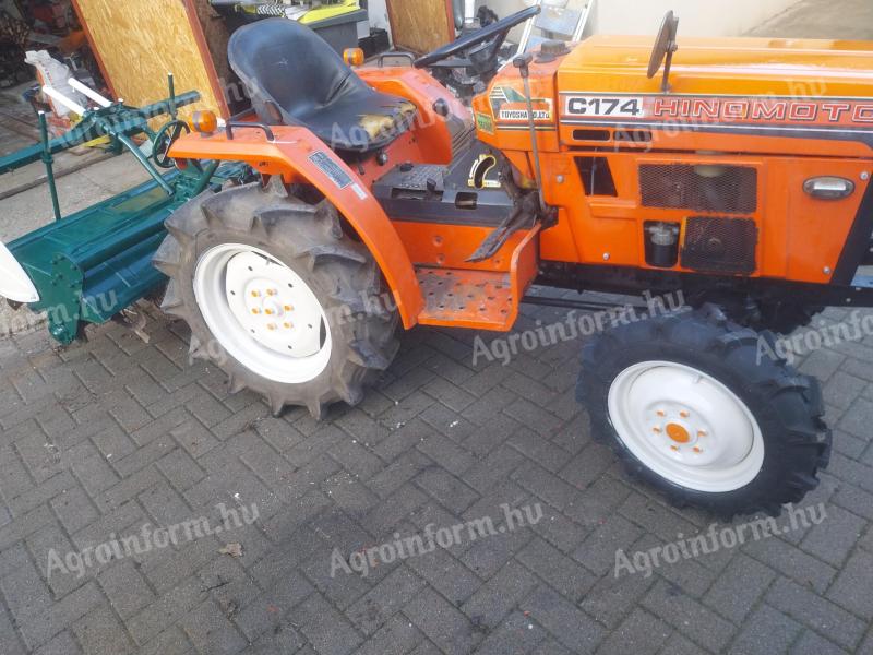 Hinomoto 17LE 4x4 japán kistraktor talajmaróval eladó