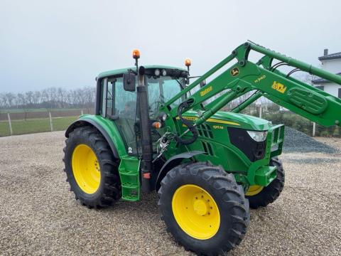 John Deere 6115M +H340 rakodó John Deere traktor
