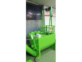 Kertészeti tőzeg bálabontó ellenáramú keverő