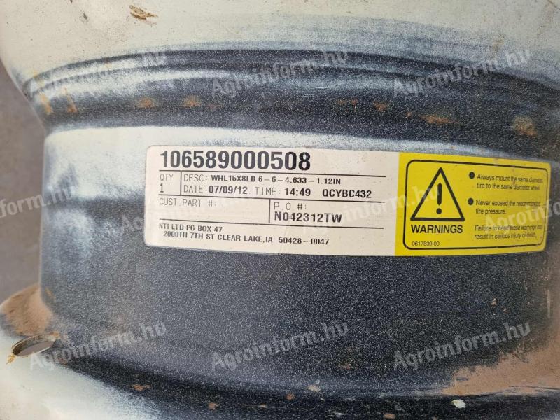 Felnik eladók, 4 db, sérülésmentes, WHL15X8LB méret