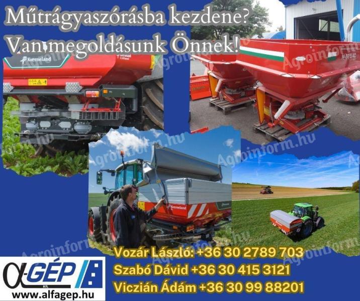 Kverneland és M-5615/02/AC műtrágyaszórók azonnal, készletről elérhetők