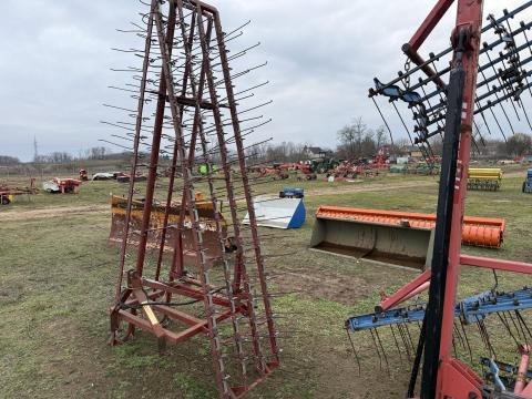 LELY 6 m-es hidraulikus csukású gyomfésű