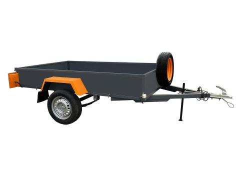 Rendszámmal+4 év műszakival az árban! Új hegesztett erős utánfutó 150x260 cm