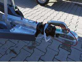 Új fékes,  torziós rugós utánfutó eladó! 180x300 cm,  azonnal vihető