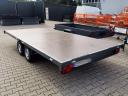 Új autószállító trailer,  utánfutó eladó! 220x450 cm! Ponyvával is kérhető