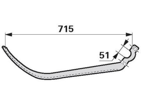 Massey Fergusson kisbálázóhoz kötözőtű a Nyírker-től