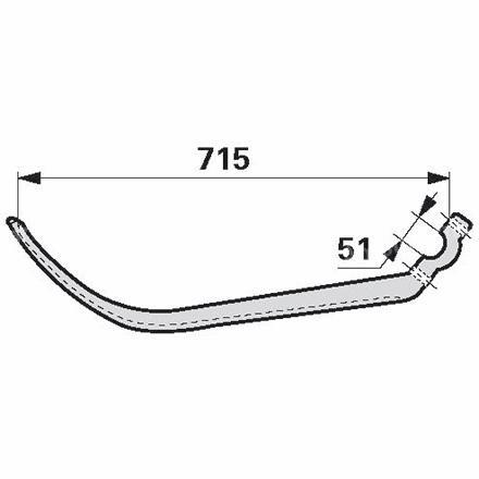 Massey Fergusson kisbálázóhoz kötözőtű a Nyírker-től