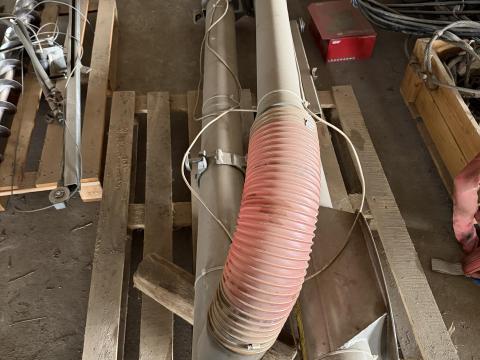 Vetőgépfeltöltő csiga komplett inox