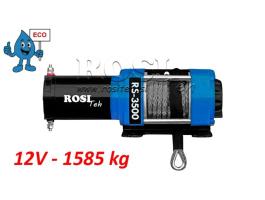 12 V elektromos csörlő RS-3500 – 1585 kg – szintetikus kötél