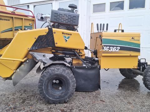 Vermeer SC362 tuskómaró, farönkdaráló