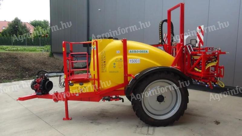 Új Agro-Osek vontatott szántóföldi permetező 1200l,  1500l,  2000l,  2500l,  3000l kivitel VIP AGRO Kft