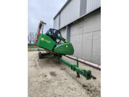 John Deere 625R vágóasztal repce toldattal és szállítókocsival felújított kasza, tandem szállítókocsi