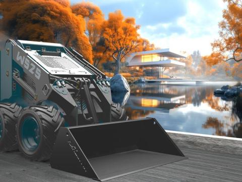 Csúszókormányzású rakodó W525