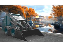 Csúszókormányzású rakodó W525