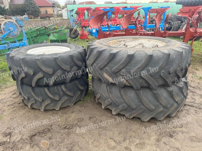 TRAKTORKERÉK 4db,  IKERKERÉKNEK vagy .... 20.8-38 és 16.9-28 (480/70R28) méretben