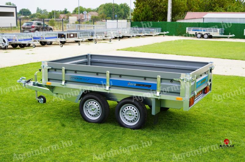 Új alsókerekes utánfutó (263x150cm - 750kg) most 791.000 Ft helyett bruttó 739.000 Ft