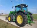 John Deere 6150R traktor John Deere 643R homlokrakodóval eladó