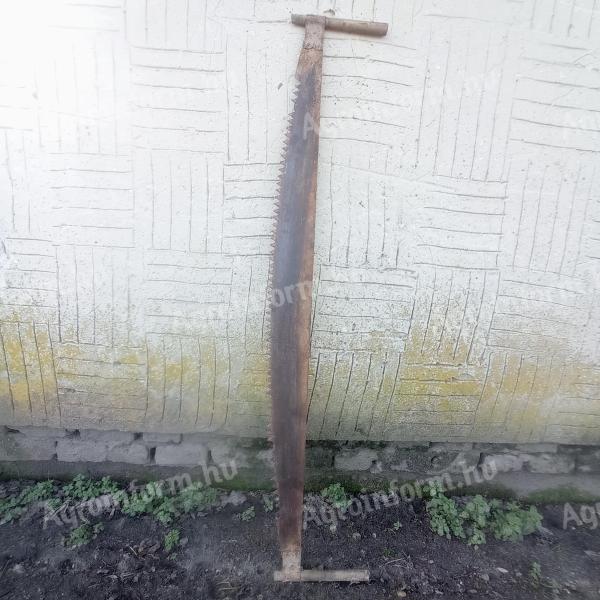 Retro kétkezes keresztvágó fűrész eladó Kiskunfélegyházán