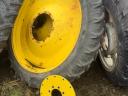 ÁPOLÓKERÉK,  MŰVELŐKERÉK garnitúra JOHN DEERE,  NEW HOLLAND,  CASE stb. 270/95R48 és 230/95R36 . 11.2-48, 9.5-36